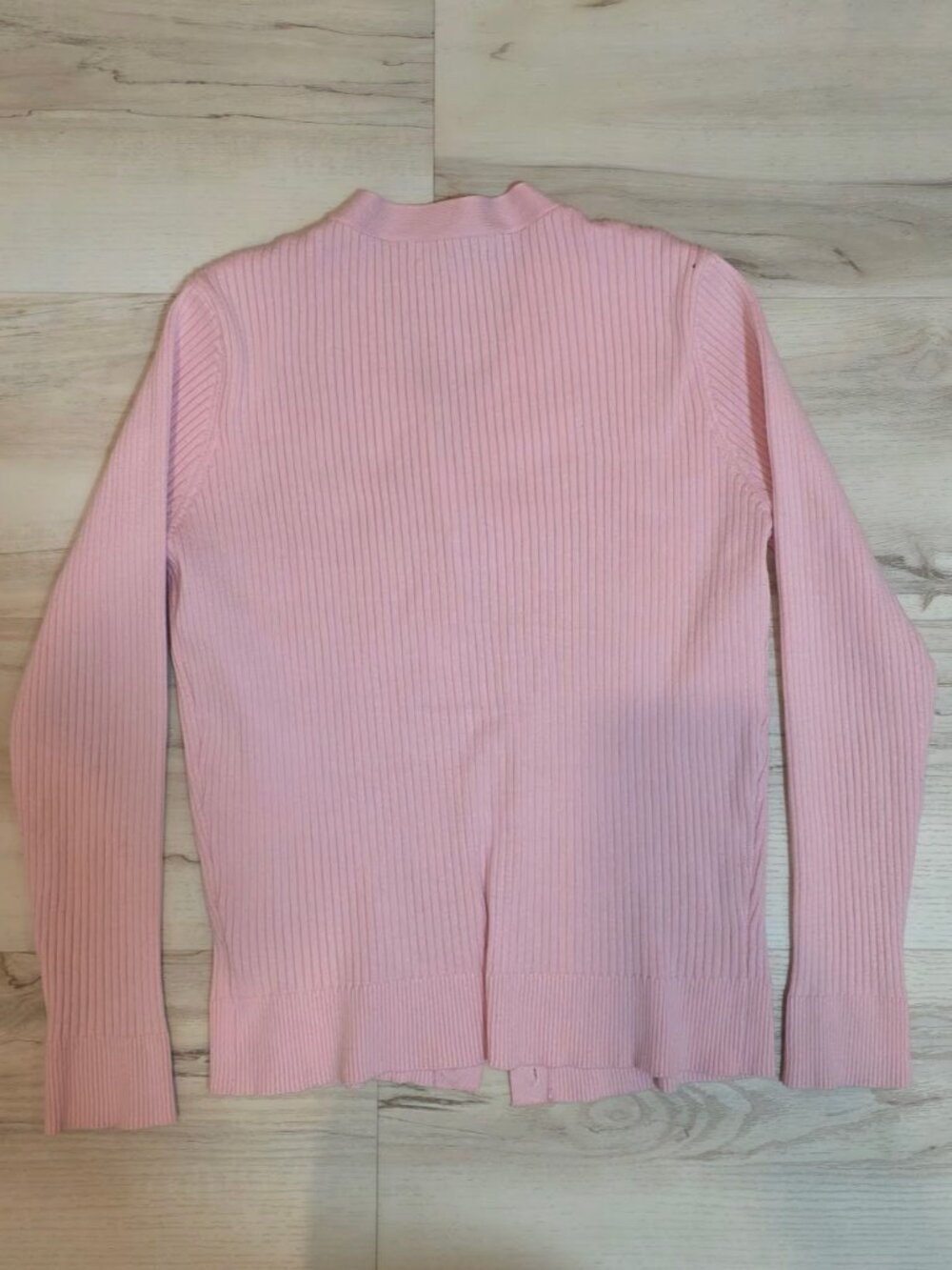 Grace Karin pink button-down cardigan - Picture 2 of 5